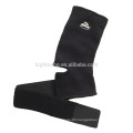 Adjustable neoprene ankle brace with bind